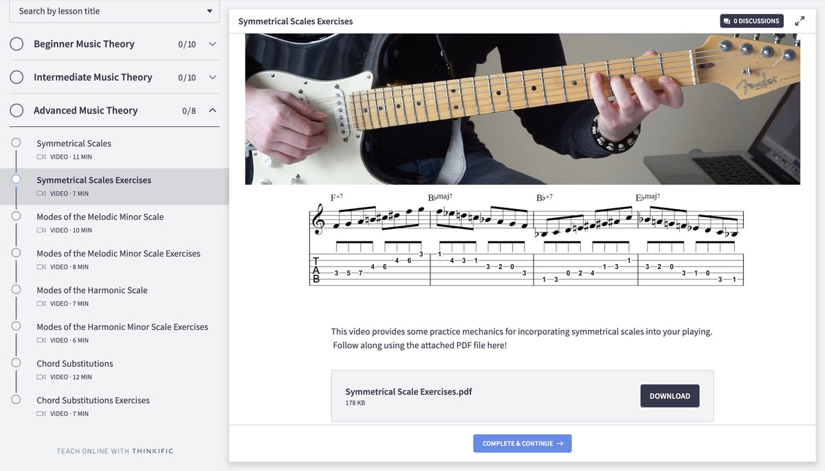 Advanced Music Theory Course